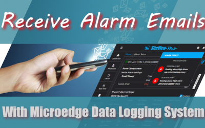 Receive Alarm Email Notifications with Microedge Data Logging System